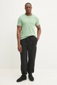 Abercrombie & Fitch t-shirt bawełniany KI124.5103.300 zielony SS25