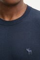 Bavlnené tričko Abercrombie & Fitch tmavomodrá KI124.5104.200