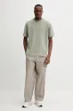 Abercrombie & Fitch tricou din bumbac KI124.5181.320 verde SS25