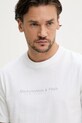Βαμβακερό μπλουζάκι Abercrombie & Fitch λευκό KI175.5130.100