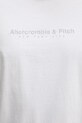 Βαμβακερό μπλουζάκι Abercrombie & Fitch KI175.5130.100 λευκό