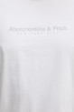 Bombažna kratka majica Abercrombie & Fitch KI175.5130.100 bela