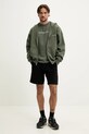 Bavlnené tričko Abercrombie & Fitch KI175.5130.300 zelená SS25