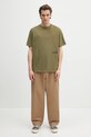 Хлопковая футболка Barbour Barbour Regence OS Fit Graphic T-Shirt MTS1402 зелёный