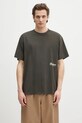 Barbour tricou din bumbac Barbour Newclyde OS Fit Graphic T-Shirt print verde MTS1403