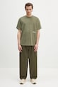 Barbour t-shirt Barbour Calton Linen Blend OS Fit T-Shirt MTS1404 green