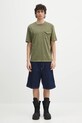 Βαμβακερό μπλουζάκι Barbour Barbour Newstreet Relaxed Fit T-Shirt MTS1398 πράσινο