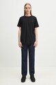Хлопковая футболка Fred Perry M1588.Y42 чёрный
