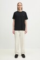 Pamučna majica Fred Perry crna M1588.Y43
