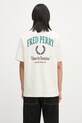 Odzież Fred Perry t-shirt bawełniany M9826.560 beżowy