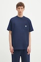 Fred Perry t-shirt bawełniany bawełna granatowy M9827.X86