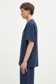 Хлопковая футболка Fred Perry M9827.X86 тёмно-синий SS25