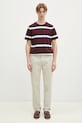 Fred Perry t-shirt bawełniany M9852.K22 bordowy