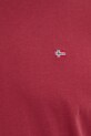 Bavlnené tričko Napapijri Salis NP0A4H8DR1E1 červená
