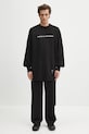 Бавовняний лонгслів Rick Owens DRKSHDW Jumbo Ls T DU01E3261.RNEP5 чорний
