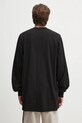 Odzież Rick Owens DRKSHDW longsleeve bawełniany Jumbo Ls T DU01E3261.RNEP5 czarny