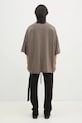 Одяг Бавовняна футболка Rick Owens Tommy T DU01E3259.RN коричневий