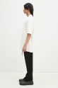 Rick Owens t-shirt bawełniany Jumbo Ss T DU01E3274.RIG beżowy SS25