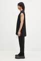 Бавовняна футболка Rick Owens Tarp T DU01E3158.RN чорний SS25