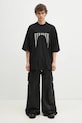 Rick Owens t-shirt in cotone Tommy T DU01E3259.RNEP4 nero