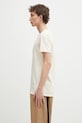 Rick Owens t-shirt bawełniany Level T DU01E3250.RNNP3P beżowy SS25