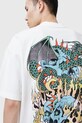 Бавовняна футболка AllSaints WRITHER M020PC білий SS25