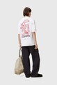 Βαμβακερό μπλουζάκι AllSaints BREAKUP M022PC λευκό