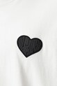 Oblečenie Bavlnené tričko AllSaints LOVER M029PC biela
