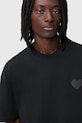 AllSaints tricou din bumbac LOVER M029PC negru SS25