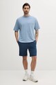 Michael Kors t-shirt bawełniany CS552HY1V2 niebieski SS25