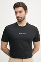 Marciano Guess tricou din amestec de mătase negru 5GHI08.6323A