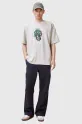 AllSaints tricou din bumbac CADUCEUS M005PC gri