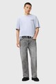 AllSaints t-shirt bawełniany AMORE M010PC niebieski