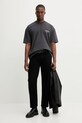 AllSaints tricou din bumbac AMORE M010PC gri SS25
