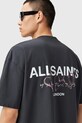 AllSaints t-shirt bawełniany AMORE M010PC szary SS25