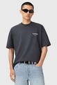 AllSaints t-shirt bawełniany AMORE szary M010PC