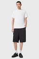 AllSaints t-shirt in cotone NERO M013JB