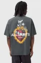 AllSaints t-shirt bawełniany HEARTFELT czarny M014PC