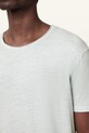 AllSaints t-shirt bawełniany FIGURE M025JB zielony SS25