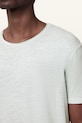AllSaints tricou din bumbac FIGURE M025JB verde SS25