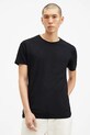 Βαμβακερό μπλουζάκι AllSaints FIGURE μαύρο M025JB