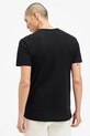 Βαμβακερό μπλουζάκι AllSaints FIGURE μαύρο M025JB