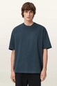 AllSaints t-shirt bawełniany HAVEN bawełna granatowy M029JC