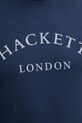 Bavlnené tričko Hackett London HM500893 tmavomodrá