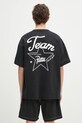 Îmbrăcăminte Converse tricou din bumbac Converse x Patta Gold Standard TShirt 10028296A02 negru