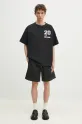 Converse maglietta in cotone Converse x Patta Gold Standard TShirt 10028296A02 nero