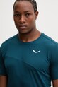 Odzież Salewa t-shirt sportowy Puez Sporty Dry 00.0000028632 turkusowy