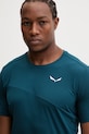 Odzież Salewa t-shirt sportowy Puez Sporty Dry 00.0000028632 turkusowy