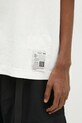 Maison MIHARA YASUHIRO t-shirt in cotone Smily Face Printed Tee bianco J14TS782
