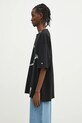 Maison MIHARA YASUHIRO t-shirt in cotone Smily Face Printed Tee J14TS782 nero SS25